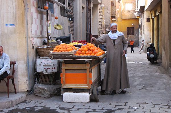 Le vendeur d'oranges