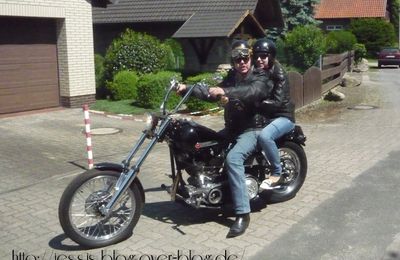 Mit der Harley unterwegs