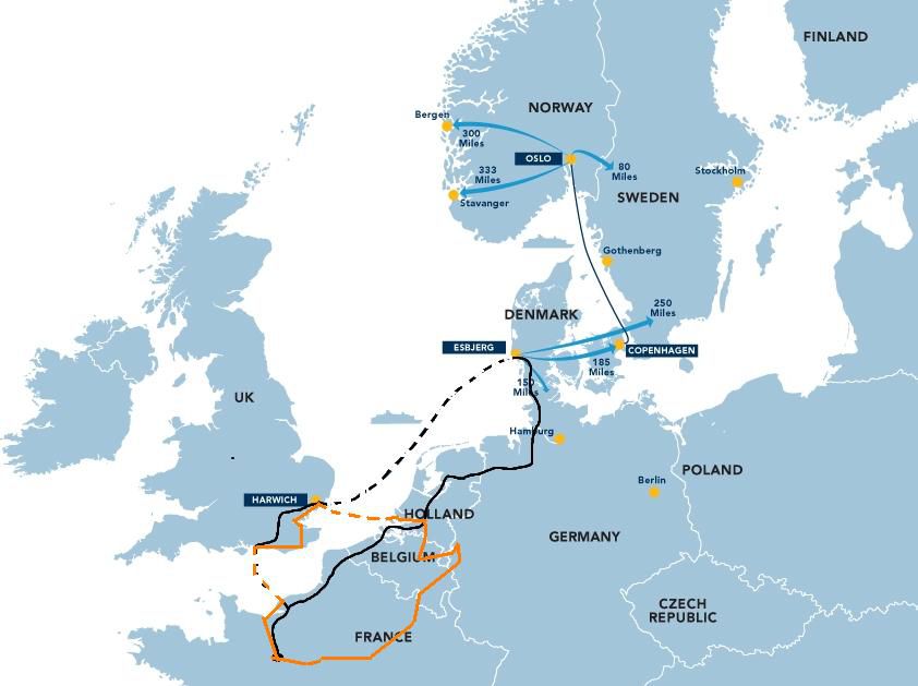 voyage à vélo de france en passant par l'angleterre, les pays bas et l'allemagne