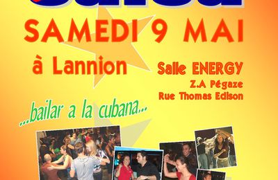 Lannion > sam. 9 mai > stage de salsa