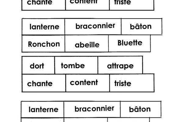 BLUETTE ET RONCHON Mots de couleurs