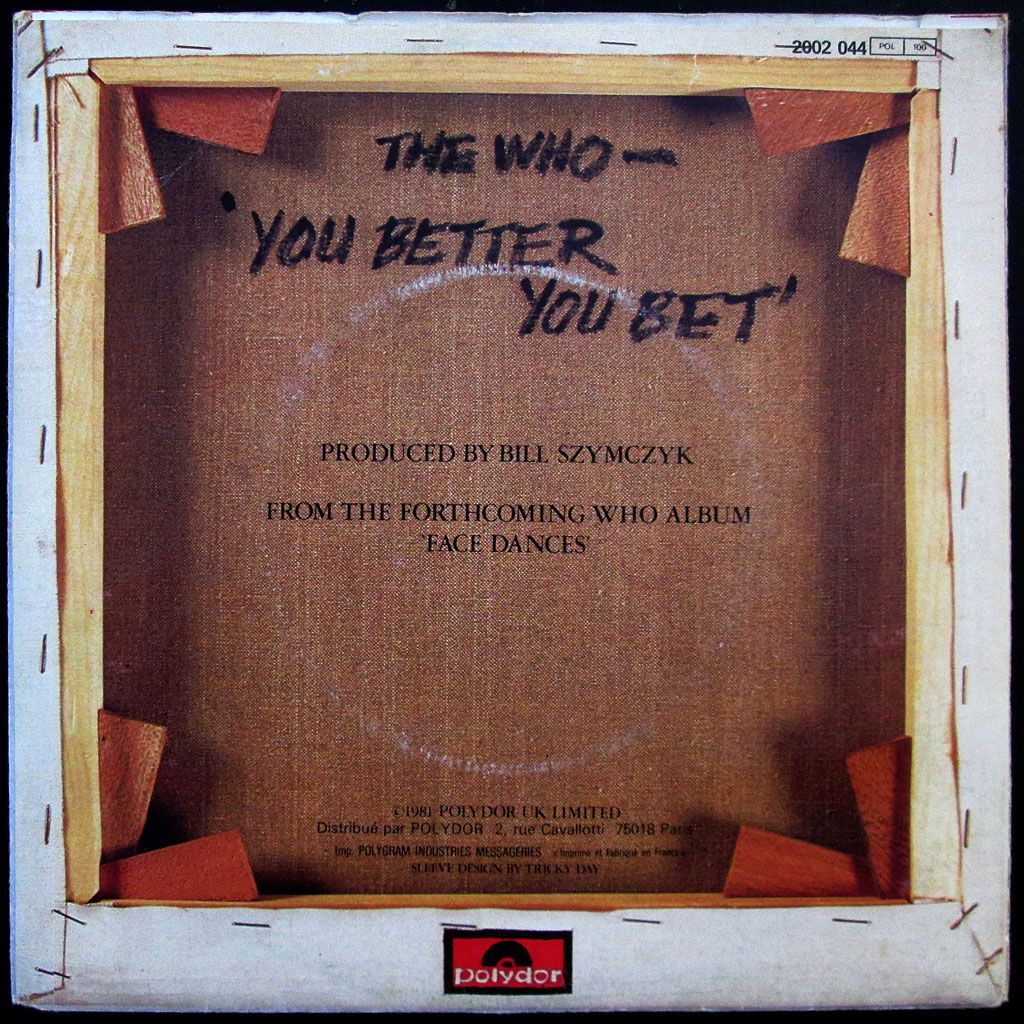 The Who - The Quiet One (B side) - 1981 