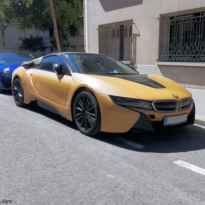 i8 roadster sous les paillettes