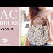 Comment faire un sac bubbles au crochet DIY Pas à pas debutante #mamiecrochet