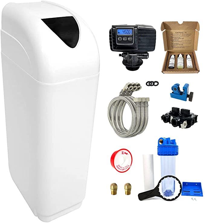 Adoucisseur D'eau 25L Fleck 5600 SXT Volumétrique Complet Avec Accessoires Fabriqué En France