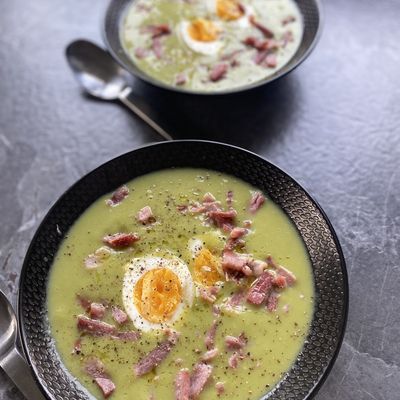 Velouté d’asperges au companion