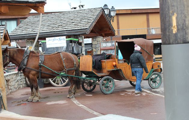 COURCHEVEL 1850 (suite) : Ballade en calèche