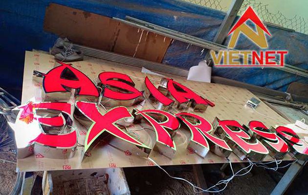 Bộ chữ nổi cho bảng hiệu Asia Express