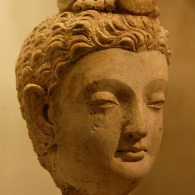 Tête de Buddha - Afghanistan - Site de Hadda - IIIe-IVe 