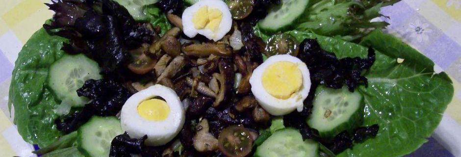 Pilz-Salatplatte