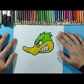 Como dibujar un pato 🦆 paso a paso 13 | How to draw a duck 🦆 13