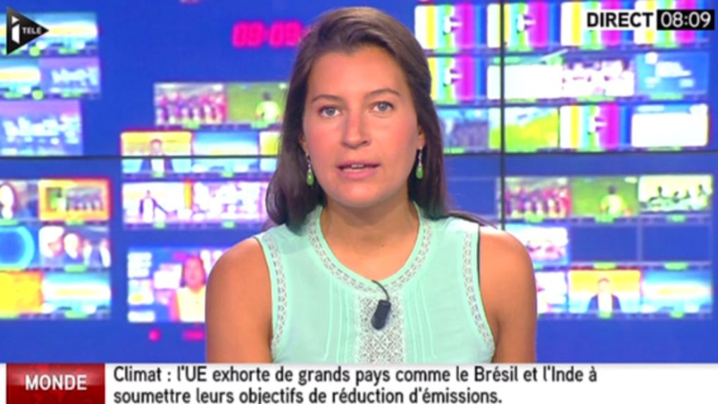 2015 08 21 - ALICE ROUGERIE pour LA MATINALE INFO sur i&gt;tele