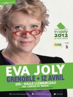 Meeting Eva Joly – Jeudi 12 avril – Halle Clémenceau – GRENOBLE – 20h