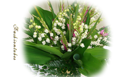 bouquet composé muguet(tube misted)