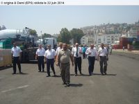 Vagues...Visite d'une délagation syndicale Internationale aux Ports de Skikda