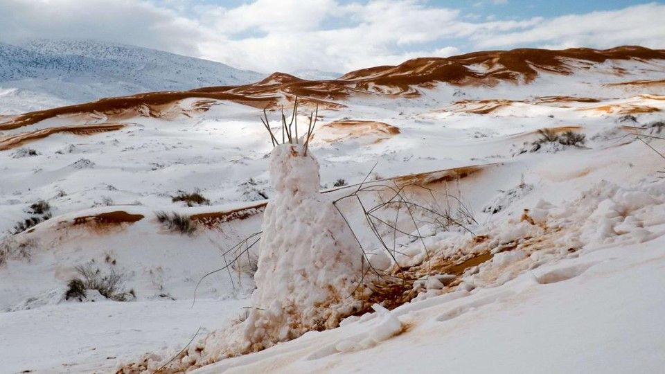 Le Sahara - Neige
