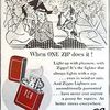 1950 - Why zip, zip, zip... when one zip does it !
