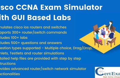 Exam Simulator and Netsim for Cisco CCNA 200-301
