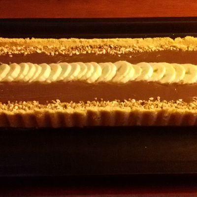 TARTE SANS CUISSON  CHOCOLAT BANANE PETIT LU