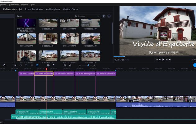 Montage "Visite d'Espelette" en cours...