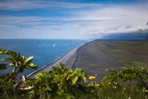 black sand beach iceland