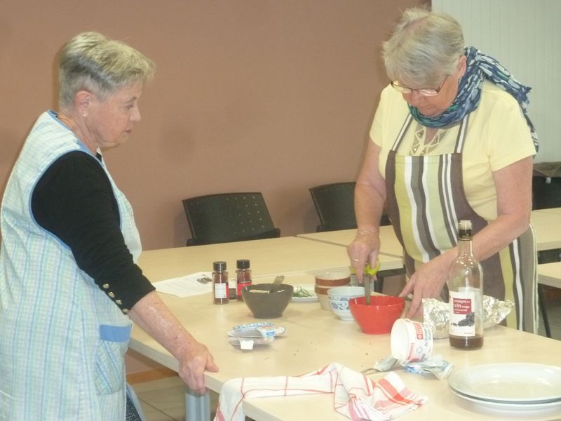 Atelier cuisine du jeudi 30 avril 2015