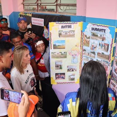 Alcaldesa Dina Castillo visitó comuna al sur de Valencia para verificar avances de proyectos priorizados