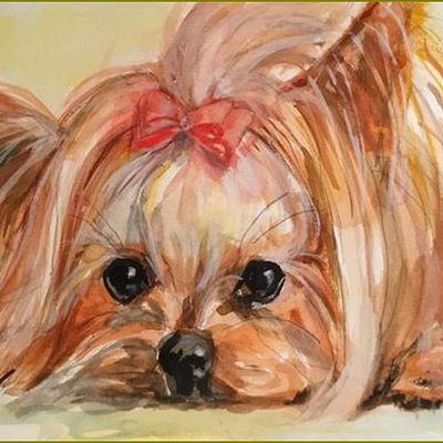Les chiens en peinture et illustrations -    Annette Balesteri