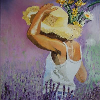 Jeune Fille à la Lavande