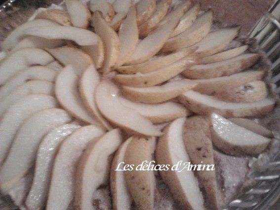 Gâteau renversé aux poires الكيكة المقلوبة بالبوعويد 