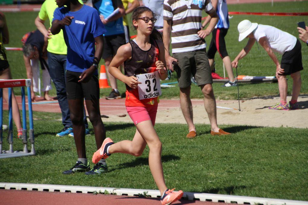 Camille Moulard et Marion Peju médaillées aux championnats du Rhône minimes