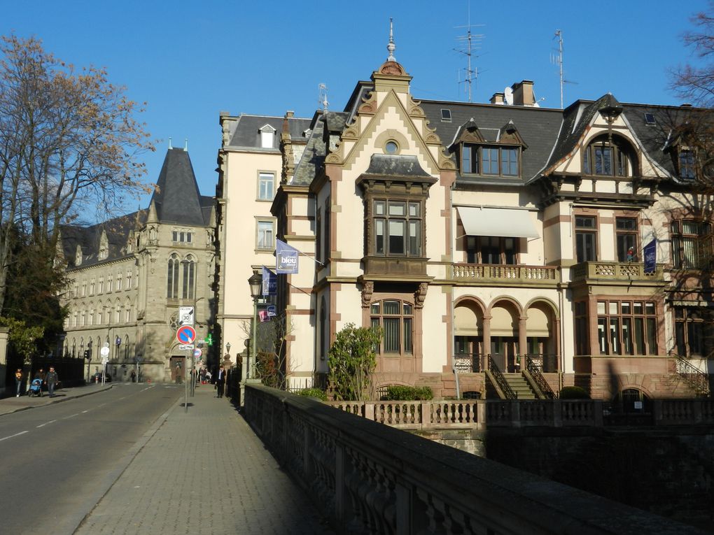 Institutions Européennes, Place Broglie, Quartier de la foire, Jardin des deux rives. Place de la République.