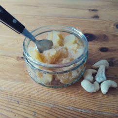 Compote poire-pomme à la cannelle 