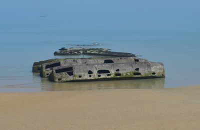 Along the Normandy landing beaches