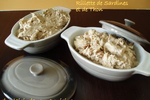 Rillette de Sardines et de Thon: version Cook'in