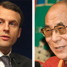 Les relations bouddhistes d'Emmanuel Macron se réjouissent