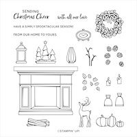 153458 Set de tampons Fireside Trimmings stampin up