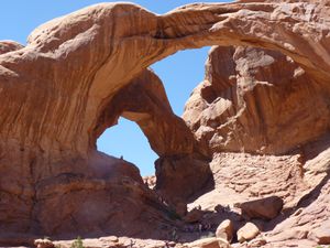 Double Arch trail. NP des Arches. Utah