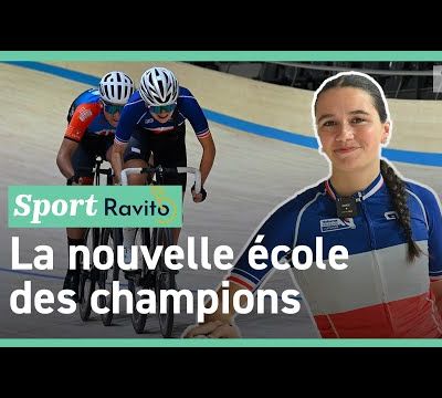 Le vélodrome de Loudéac et la section sport étude du Lycée Fulgence Bienvenu.