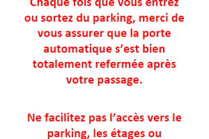 Sécurité des parkings et accès