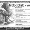 Motociclista vendedor