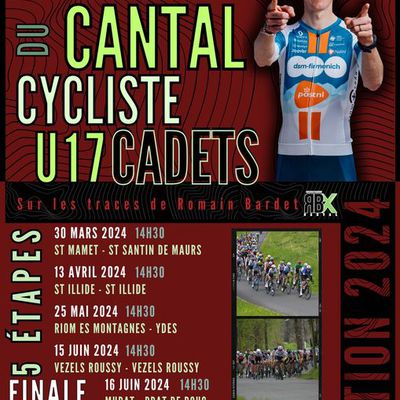 Samedi, 1ère étape du Tour du Cantal cadets