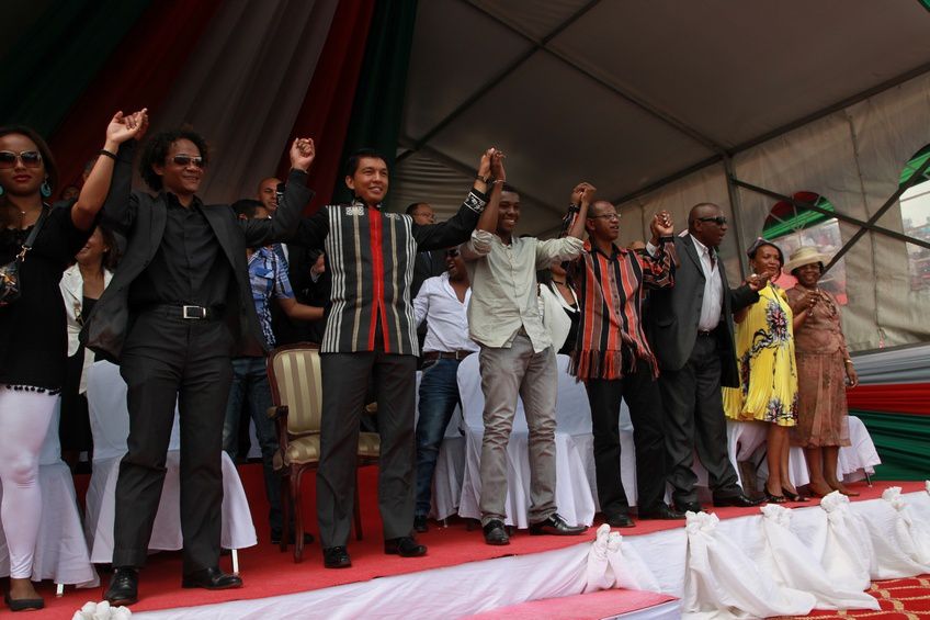 Dans le cadre du IIè anniversaire de la IVèRépublique, le couple présidentiel, Andry et Mialy Rajoelina, a inauguré le «Coliseum de Madagascar» sis à Antsonjombe. 4è partie. Photos: Harilala Randrianarison