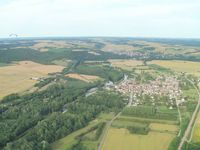 Vol à 3 en patrouille (parfois désorganisée...) au dessus des environs de Vermenton (27 juin 2012)