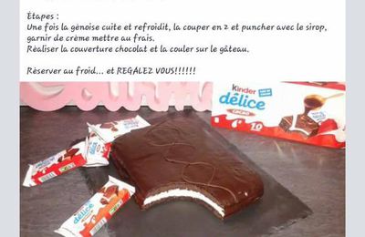 Gâteau Kinder Délice by N.N.