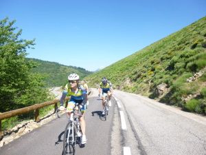 Mes coéquipiers sur la Volcanique : Anne-Laure et Jean-Nöel.