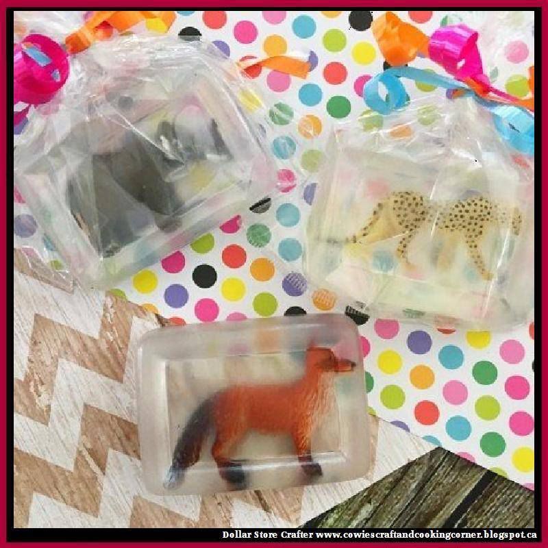 DIY Zootopia Zoo Animal Soap Party Favors