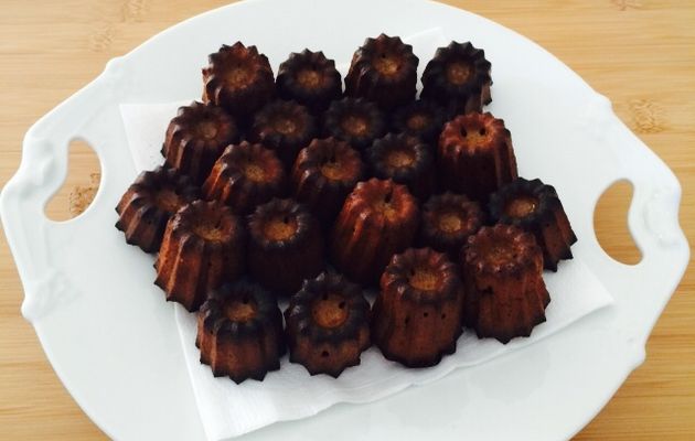 Mini cannelés au Carambar (sans repos)