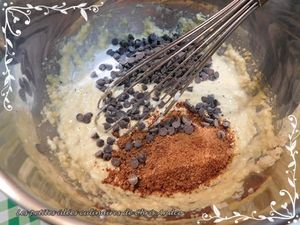 Moelleux noisette &amp; pépites de chocolat