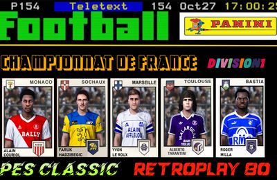 Championnat Emblématique, Saison 3, PES 2021 : Les visages, vignettes Panini (2) !